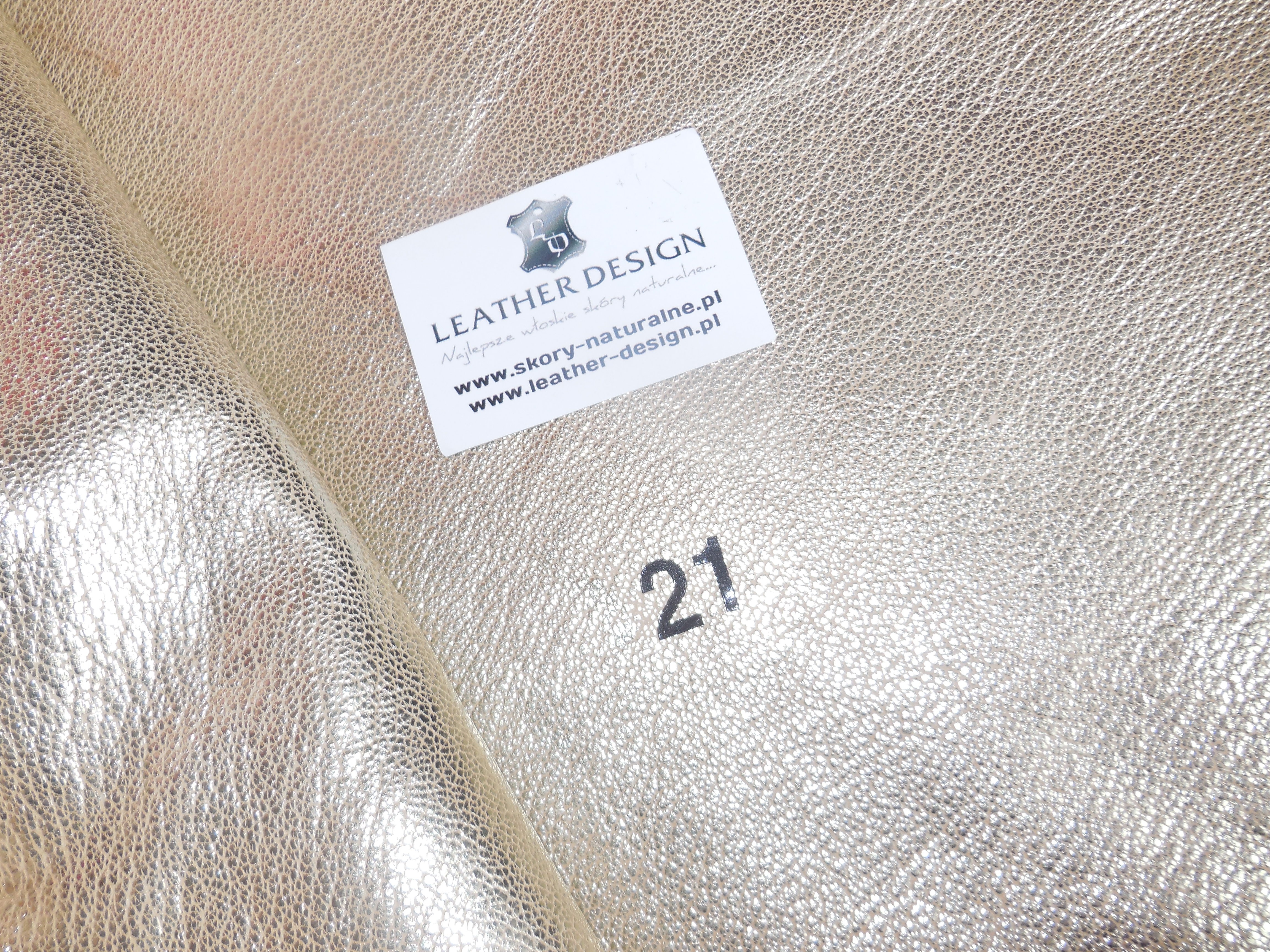 skóra naturalna srebrna -  skóry naturalne licowe w Leather-design.pl