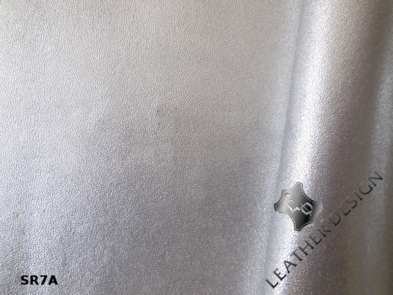 skóra naturalna srebrna licowa odzieżowa -  skóry naturalne licowe w Leather-design.pl