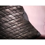 Skóra naturalna czarna pleciona - skóry naturalne w Leather-design.pl