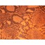 Skóra naturalna kaletnicza pomarańczowa. Skóra naturalna wzór węża ,grubsza  z przeznaczeniem na torebki, wykończenia i inne. Skory naturalne w Leather-design.eu