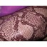 Skóra naturalna fioletowa wzór węża - skory naturalne kaletnicze w Leather-design.eu